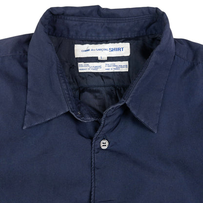 Vintage Comme Des Garçons SHIRT Button Up Padded Shirt Size L