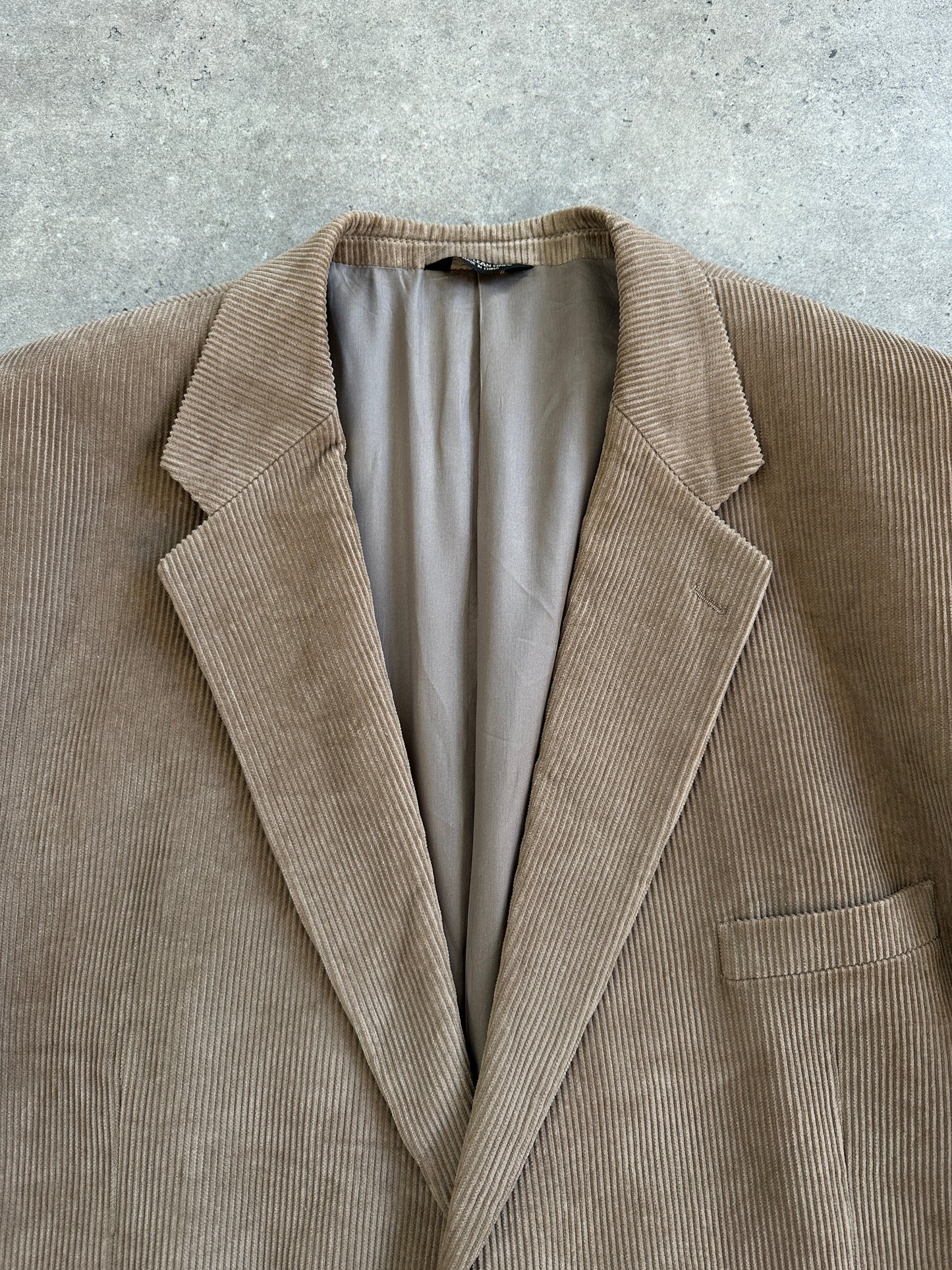 Ralph Lauren Lauren 2000s Corduroy Single Breasted Blazer - 52R/3XL