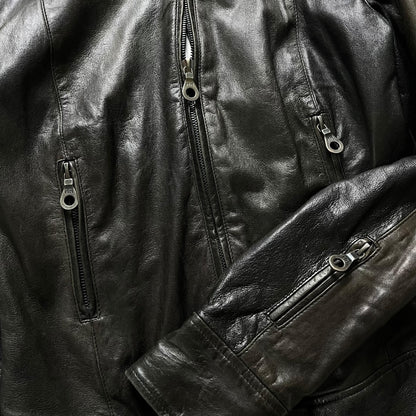 Firma Leather Curve Zip Jacket (2000s)