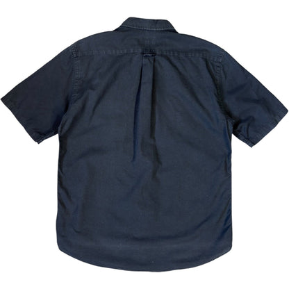 Armani Jeans 00’s Linen Short Sleeve Shirt L | Large, Navy