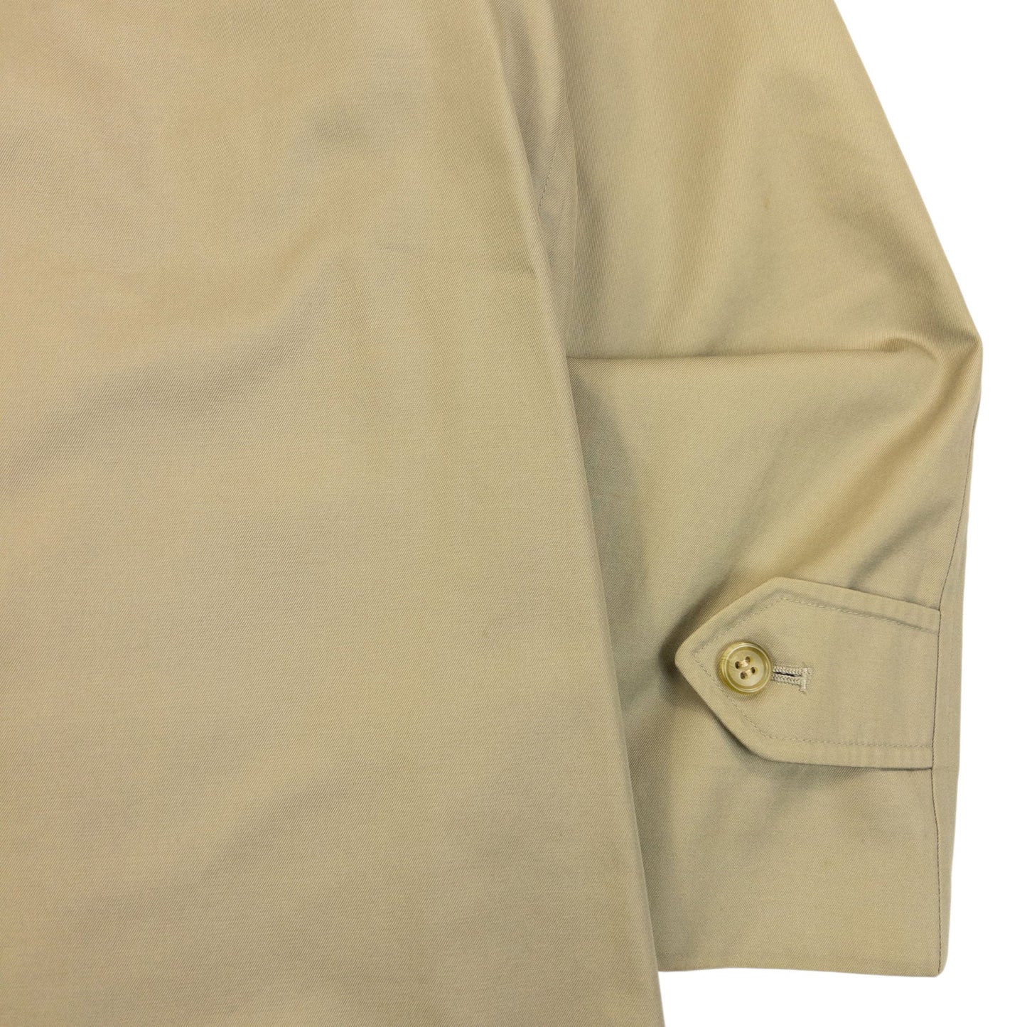 Vintage 90s Burberry Nova Check Lined Trench Jacket Size M | Medium, Beige