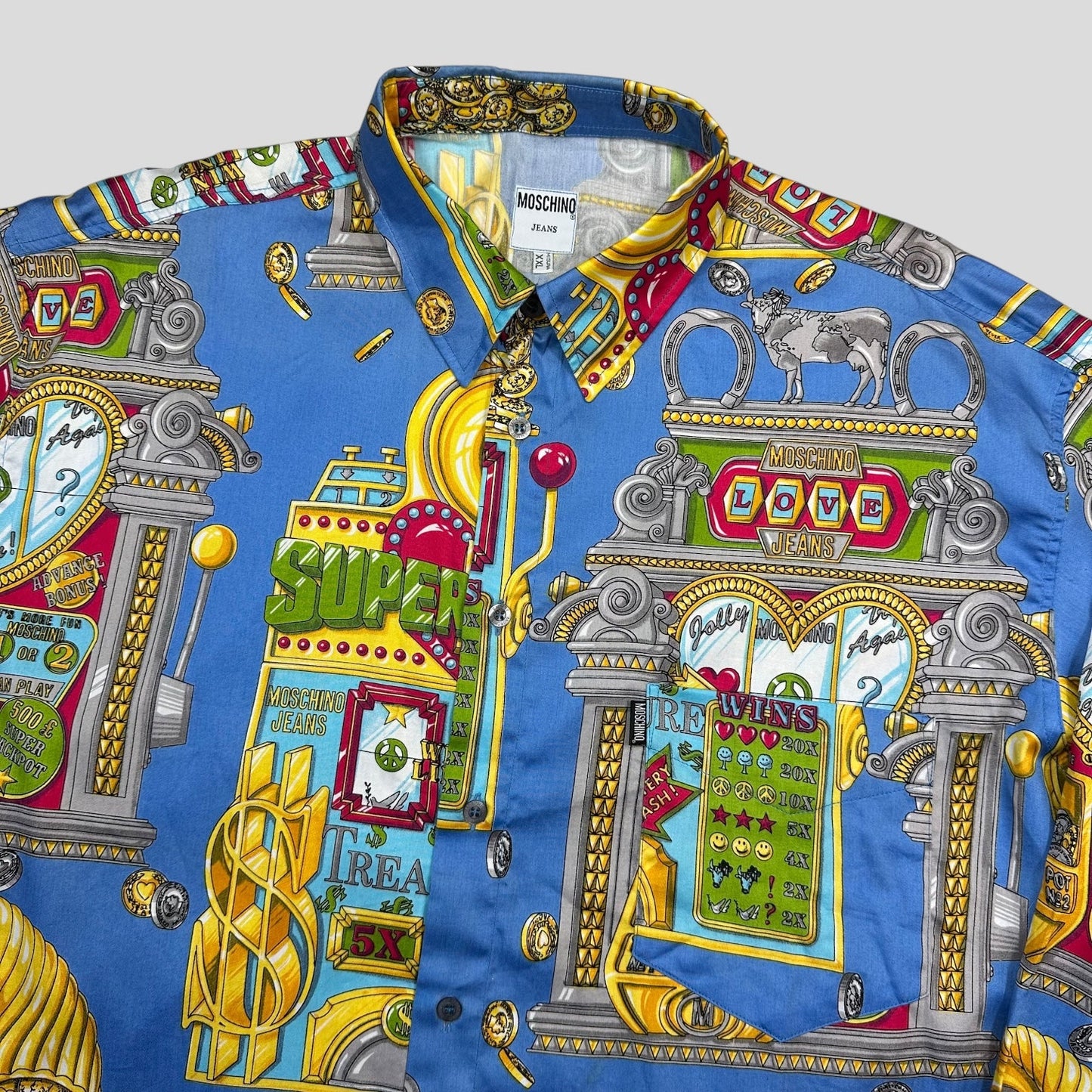 Moschino Jeans 1995 Slot Machine Shirt - XXL | Default Title, Multicoloured