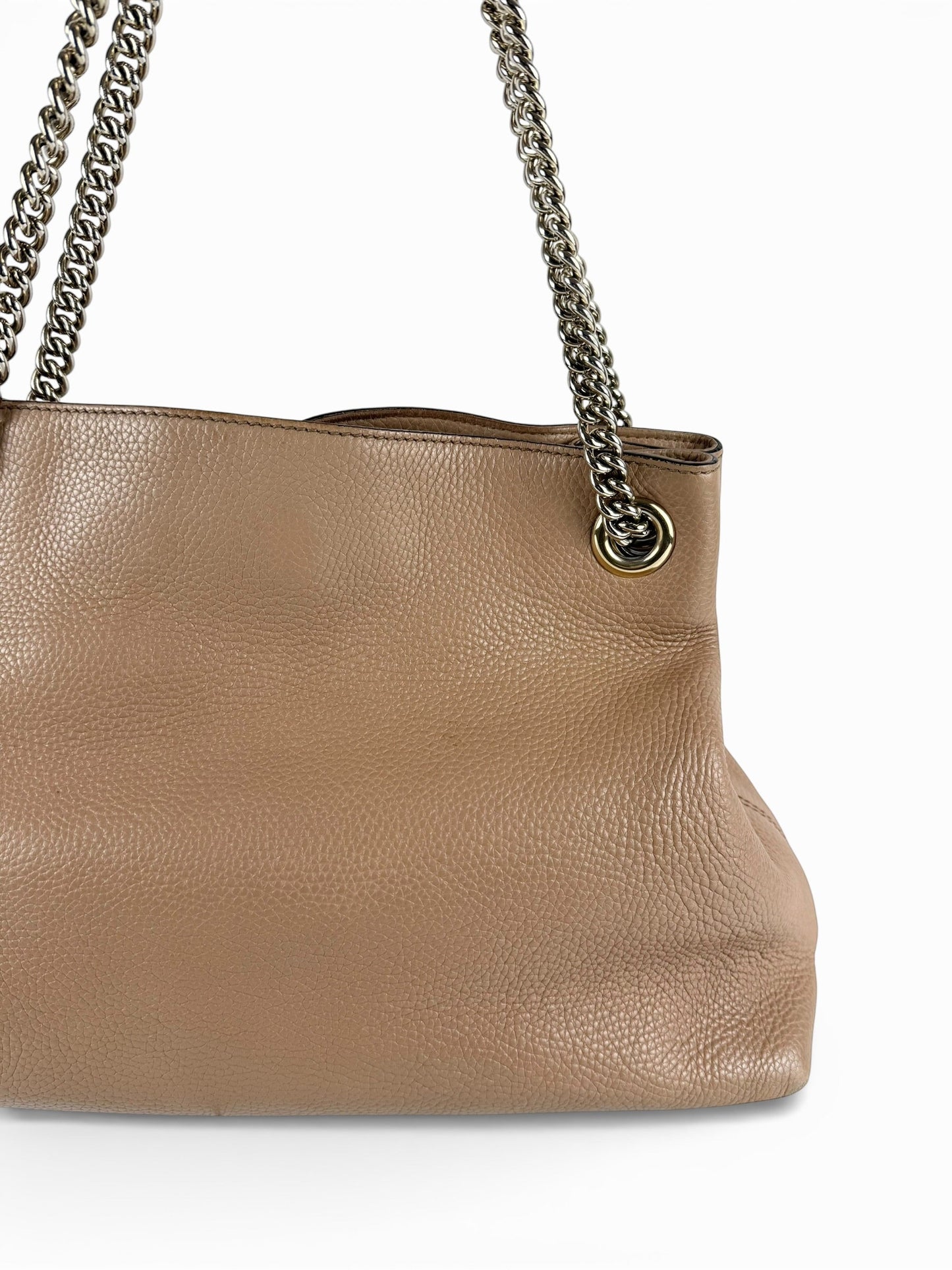 Gucci GG Pebbled Calfskin Soho Chain Handbag | O/S, Multicoloured