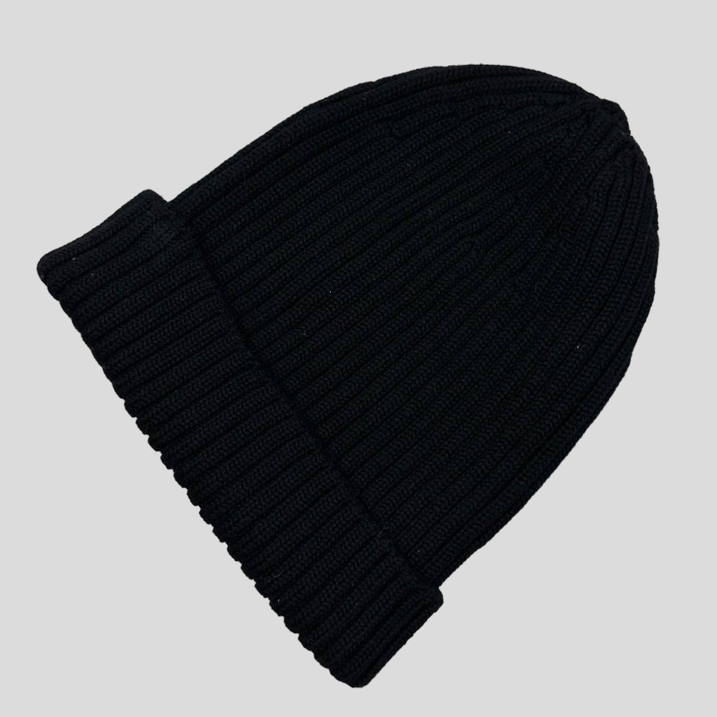 Prada Milano 2015 Black Ribbed Fisherman’s Beanie - OS