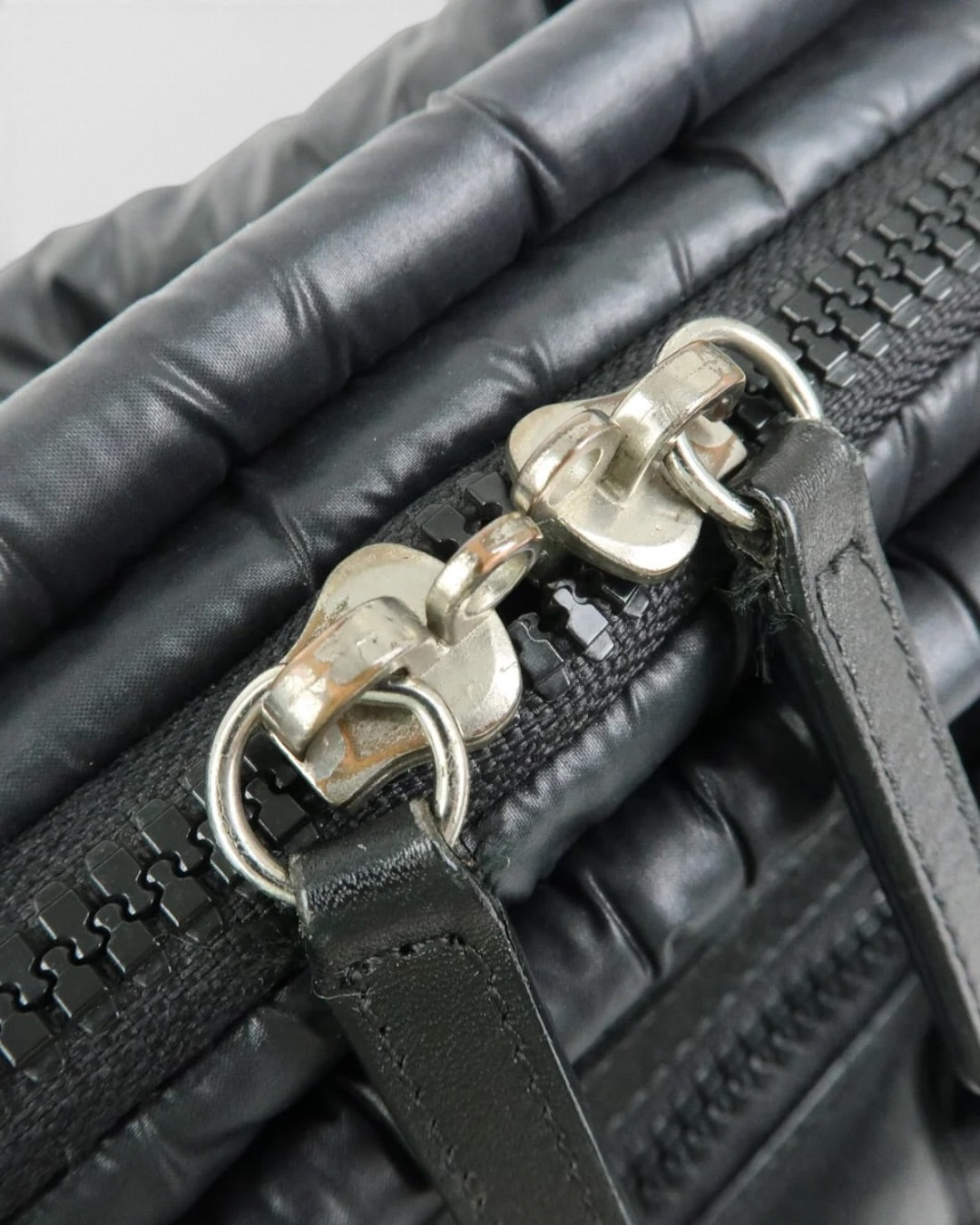 2000/2002 Chanel Coco Concoon Nylon Leather Boston Handbag Black | O/S, Black