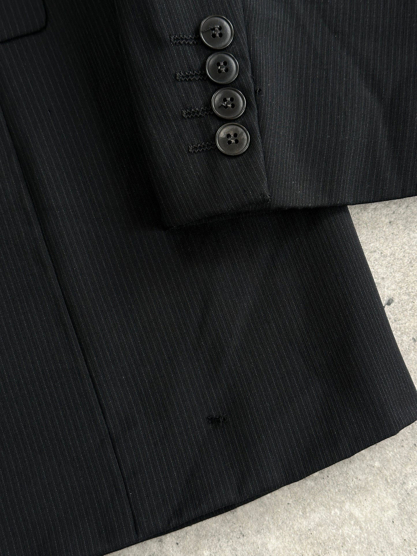 Yves Saint Laurent Pour Homme 1990s Pure Wool Single Breasted Blazer - 42R/XL