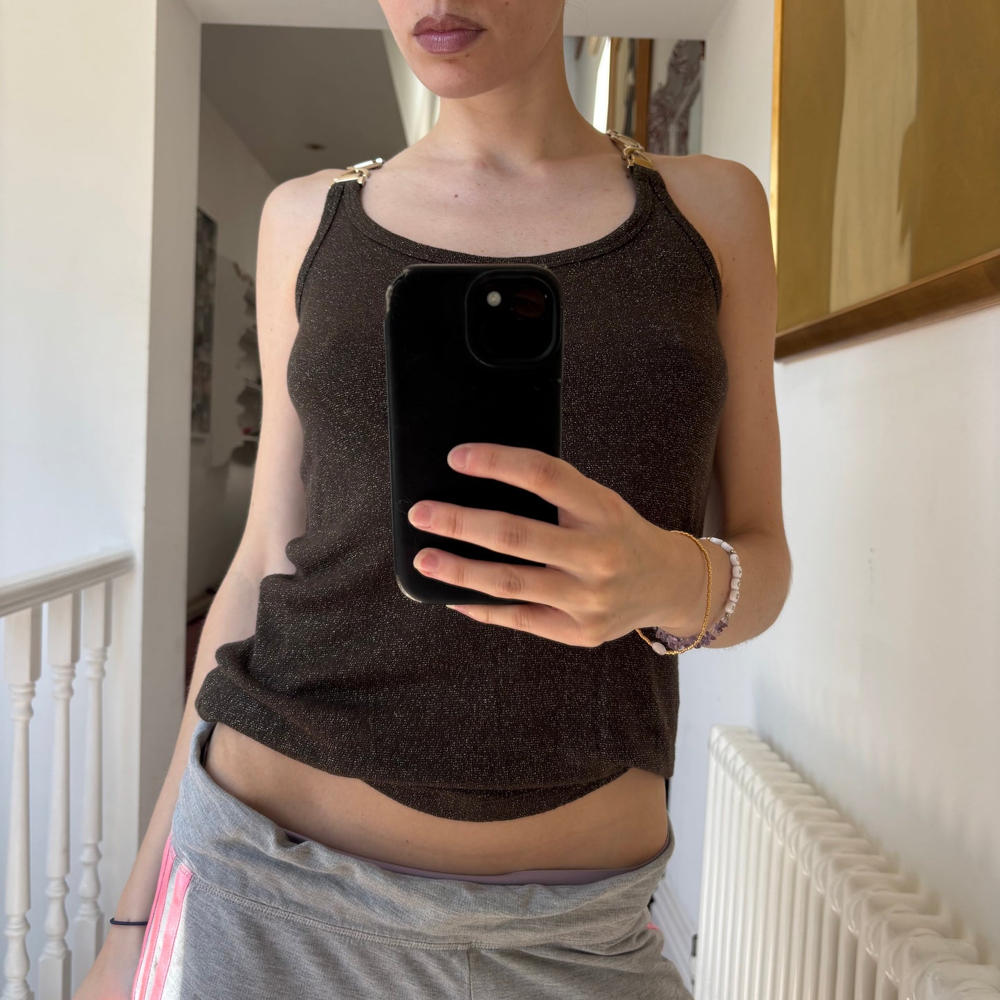 2000s Morgan de Toi top | Brown, Multicoloured