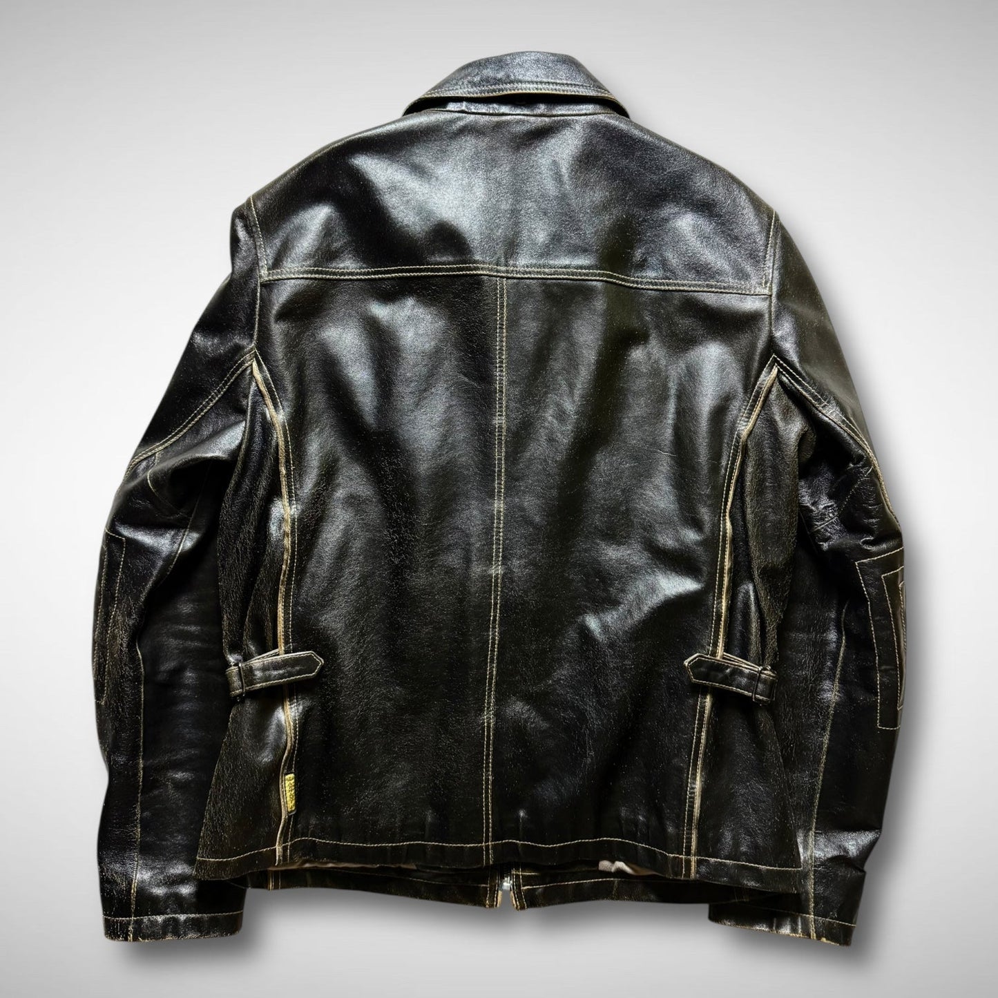 Armani Jeans Leather Jacket (2000s)
