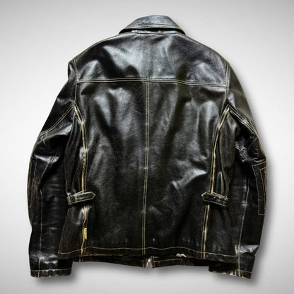Armani Jeans Leather Jacket (2000s)