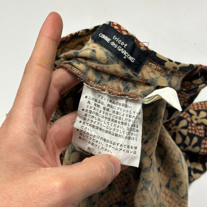 Comme Des Garçons Tricot 1997 Floral Print Babydoll T-shirt - S