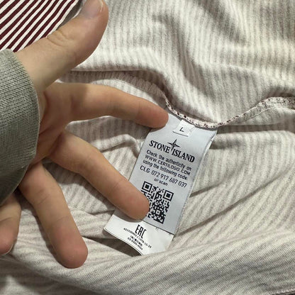 Stone Island Supreme Long Sleeve Striped Top