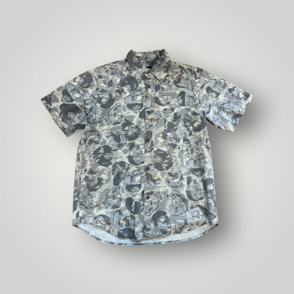 Stüssy NYLTA Early 2000's Camo Shirt M