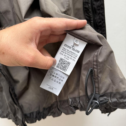 Stone Island Mussola Gommata Jacket (XL) | Extra Large, Black
