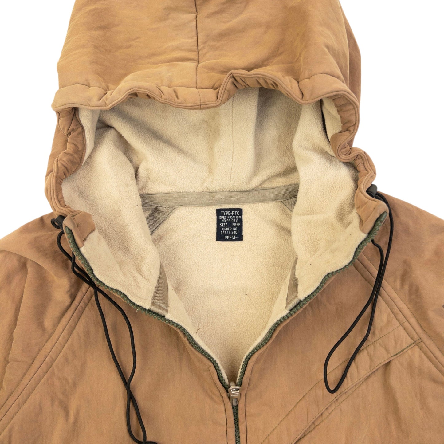 Vintage 2000s PPFM Reversible Zip Up Fleece Jacket Womens Size S | Small, Beige