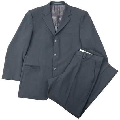 Vintage 2000s Versace Collection Jacket & Trousers Suit Set Size XL | XL, Grey