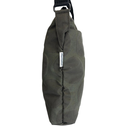 Vintage 2000s Plantation By Issey Miyake Polka Dot Crossbody Bag | O/S, Grey