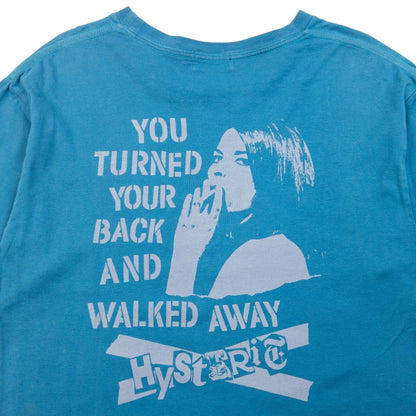 Vintage 2000s Hysteric Glamour Walked Away Graphic T Shirt Size XS | XS, Blue