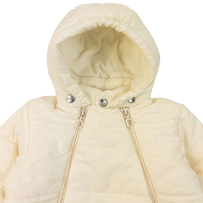 Vintage 2000s Dior Baby Fleece Lined Snowsuit | O/S, Cream