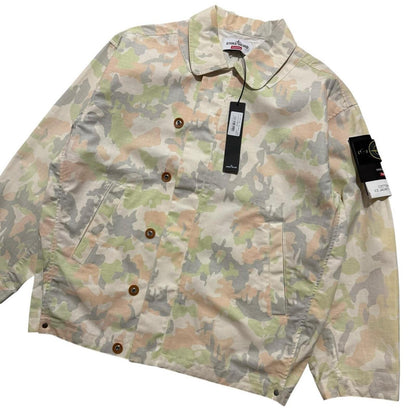 Stone Island Supreme Ice Camo Harrington Jacket | Medium, Camo