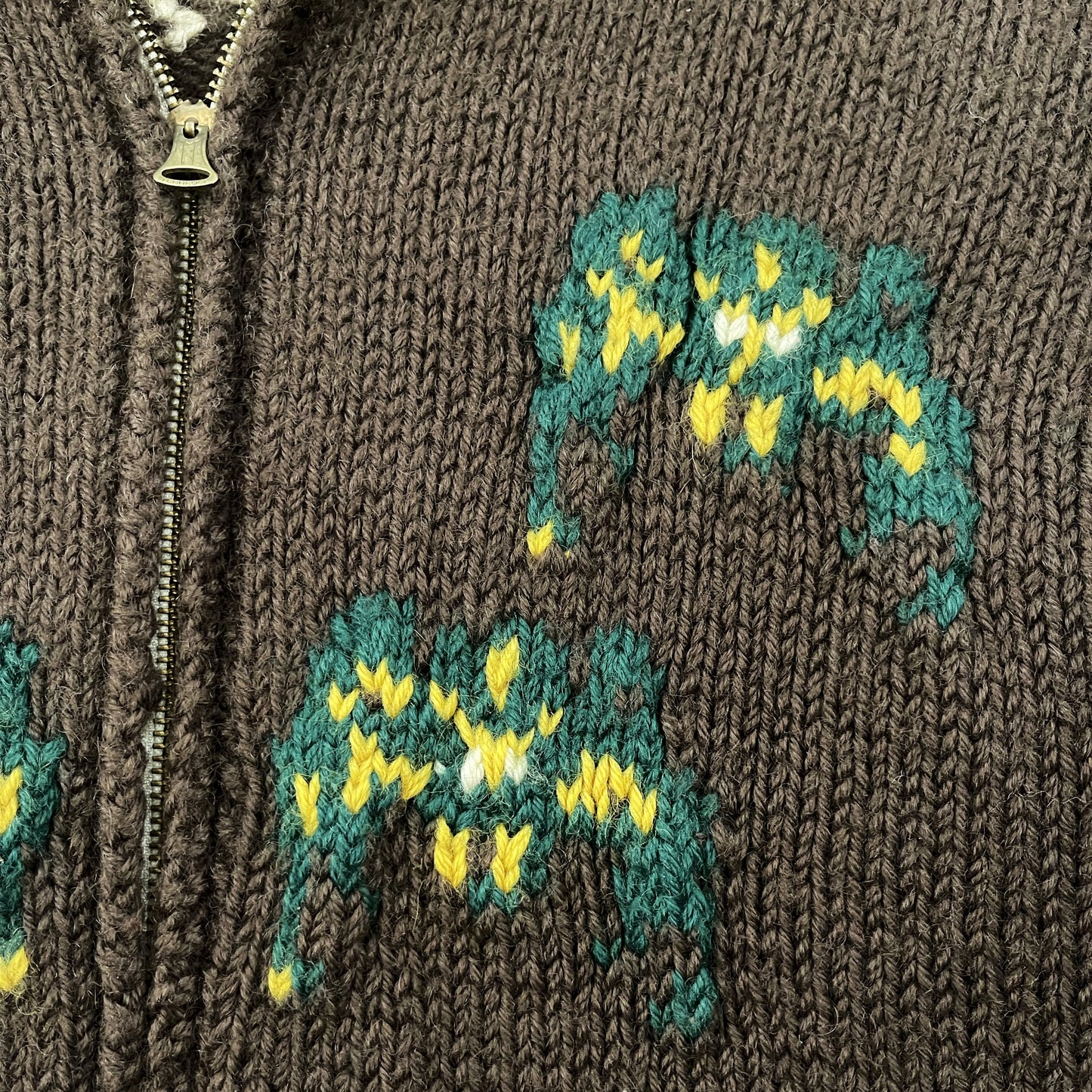 Evisu Cowichan Knitted Cardigan - S