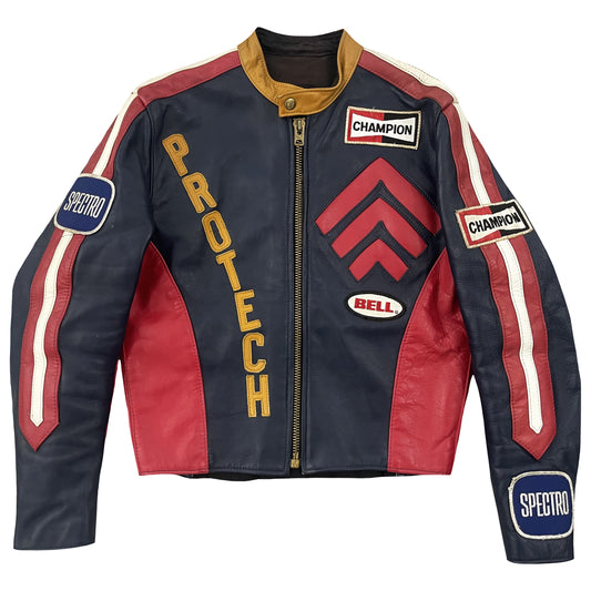 Protech Leather Racing Jacket - S