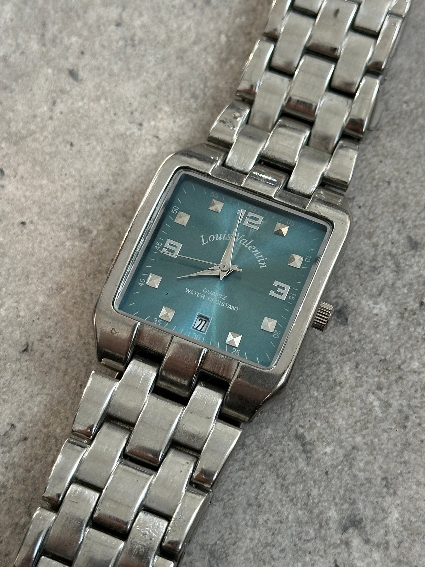 Vintage 2000s Square Stainless Steel Watch