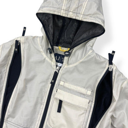 2000's Armani Jeans Ventilated Jacket (S) | Default Title, Black