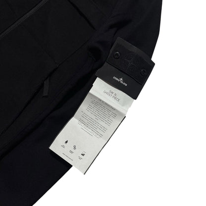 Stone Island Black Ghost Wool SW 3L Jacket | Small, Black