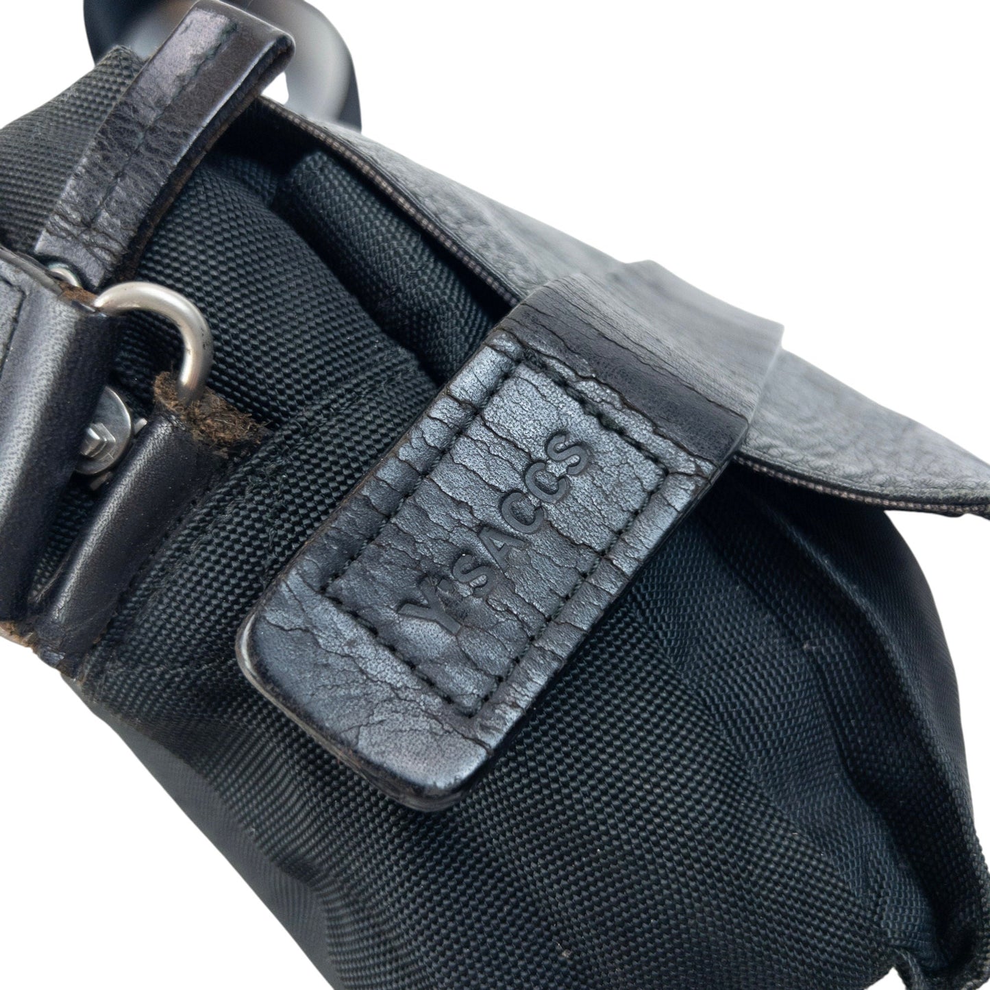 Vintage 2000s Y'Saccs By Yohji Yamamoto Crossbody Bag | O/S, Black