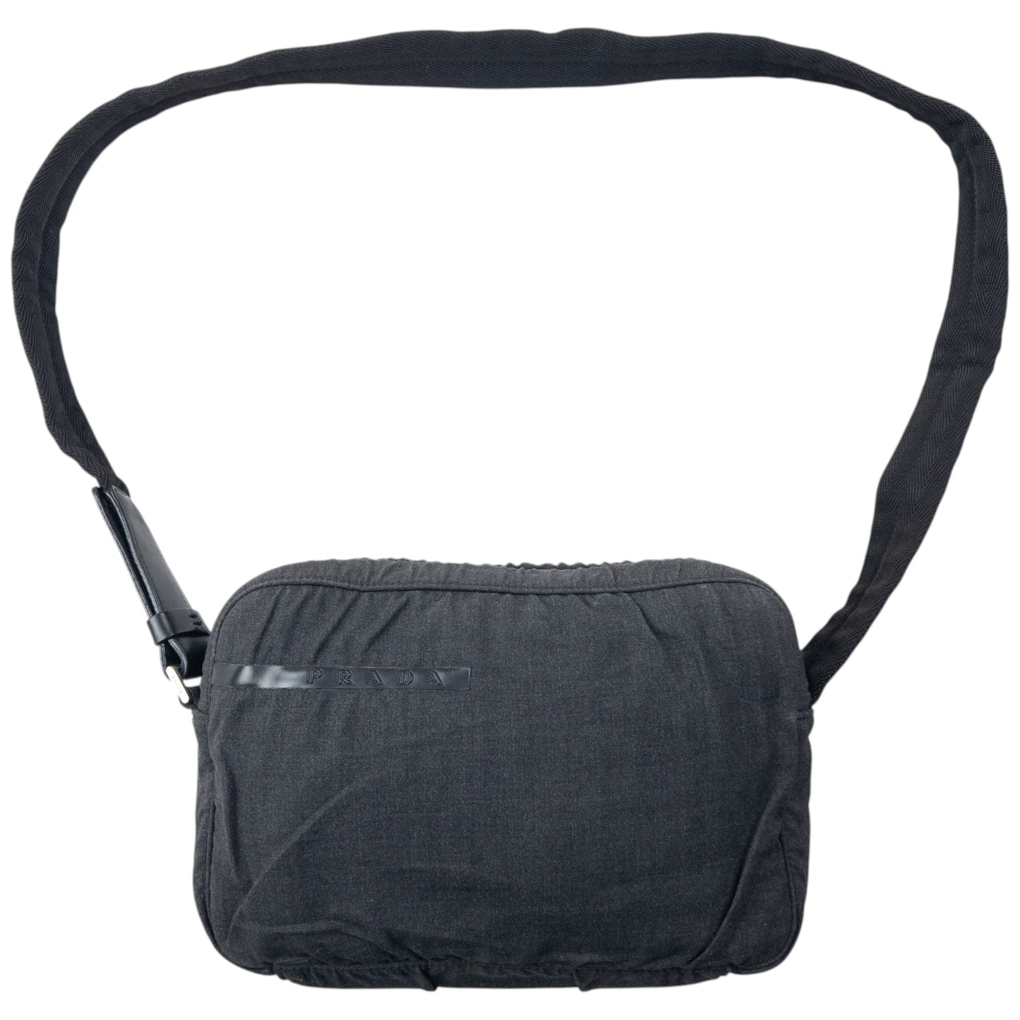 Vintage 1999 Prada Sport Crossbody Bag | O/S, Grey