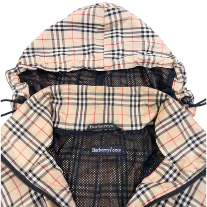 Vintage 90s Burberry Golf Nova Check Packable Jacket Size XL | XL, Multicoloured