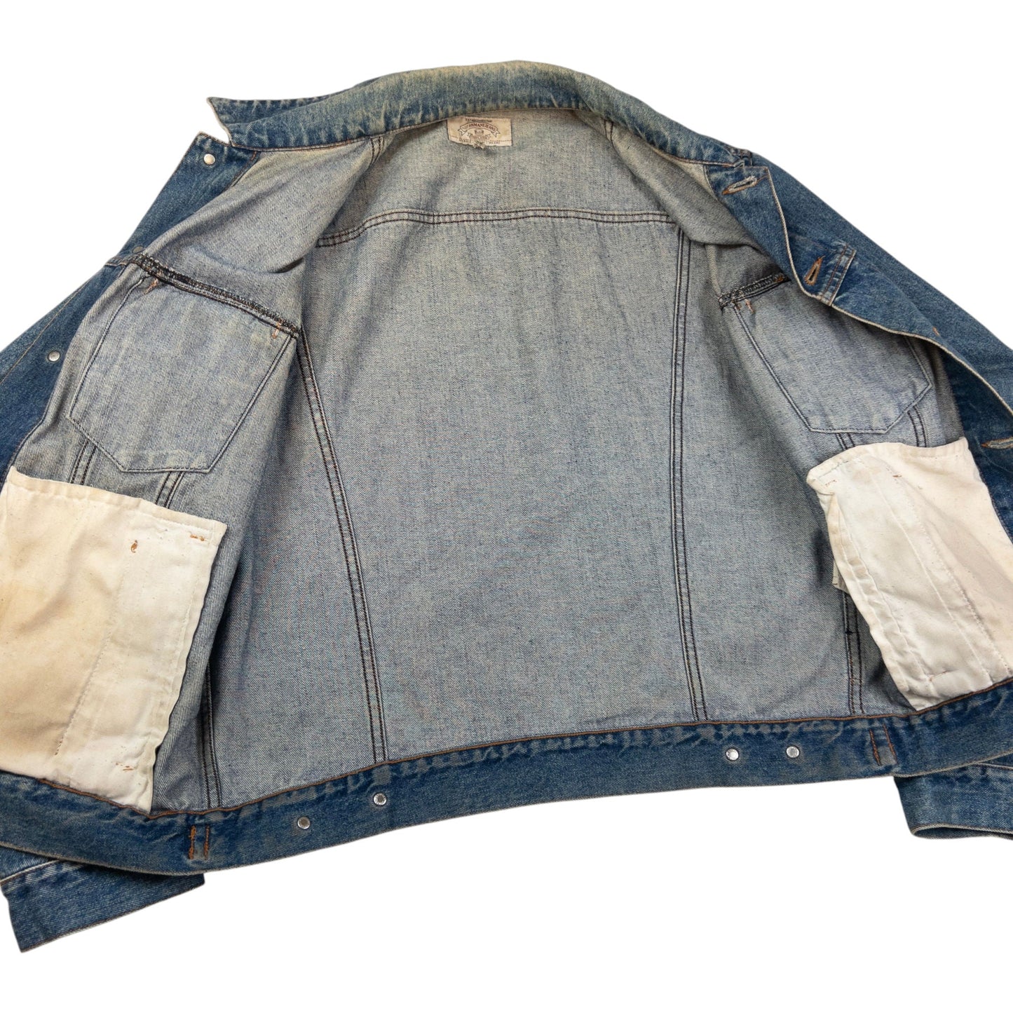 Vintage Armani Jeans Button Up Denim Jacket Size