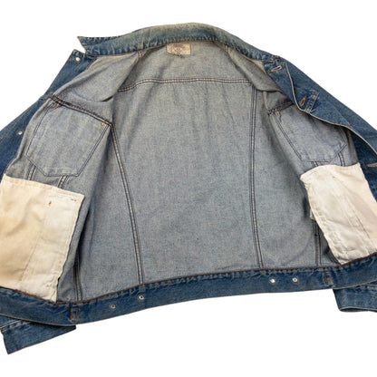 Vintage Armani Jeans Button Up Denim Jacket Size