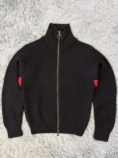 Prada Sport 00’s Heavyweight Ribbed Cardigan Knit Jacket - S/M | O/S, Multicoloured