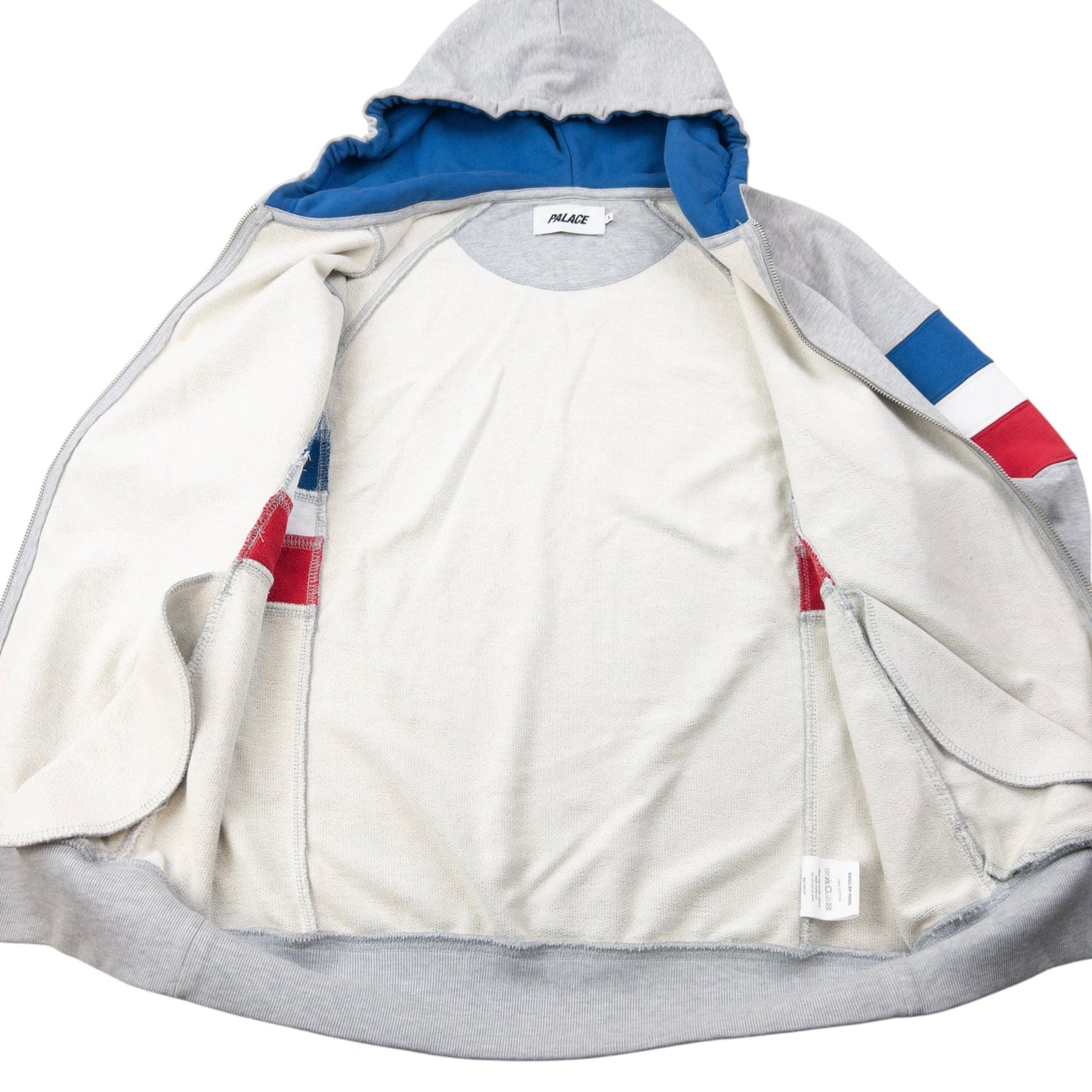 Vintage Palace Ragu Zip Hood Hoodie Size S | Small, Grey