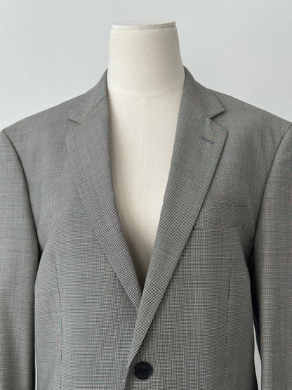 Loro Piana x Theory 2000s Pure Wool Micro Houndstooth Blazer - M
