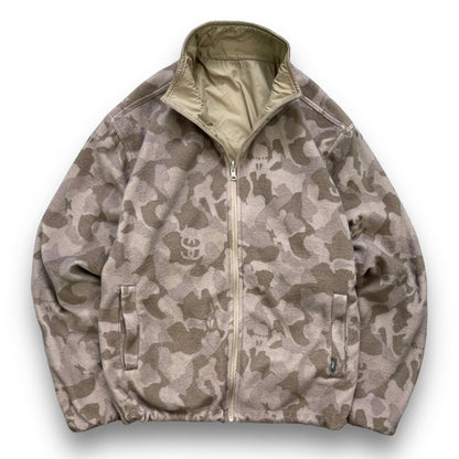 90's Stussy Reversible Camo Fleece Jacket (M) | Default Title, Camo