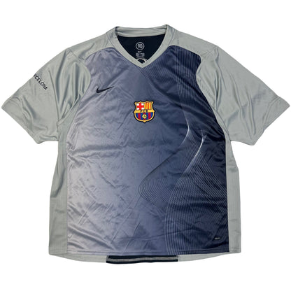 Nike Barcelona 2005/06 Training Shirt In Grey ( XL )