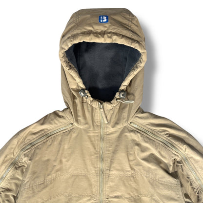 Bench 00’s Dual Shoulder Zip Fleece Lined XL | Large, Beige