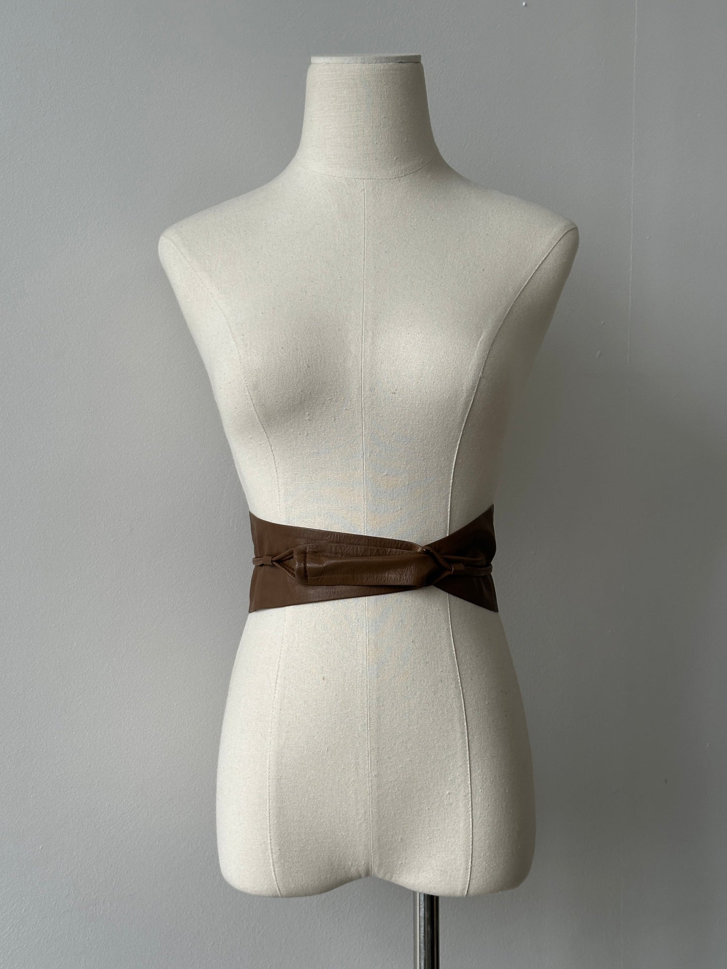 Jaeger 1990s Leather Chunky Wrap Belt - One size