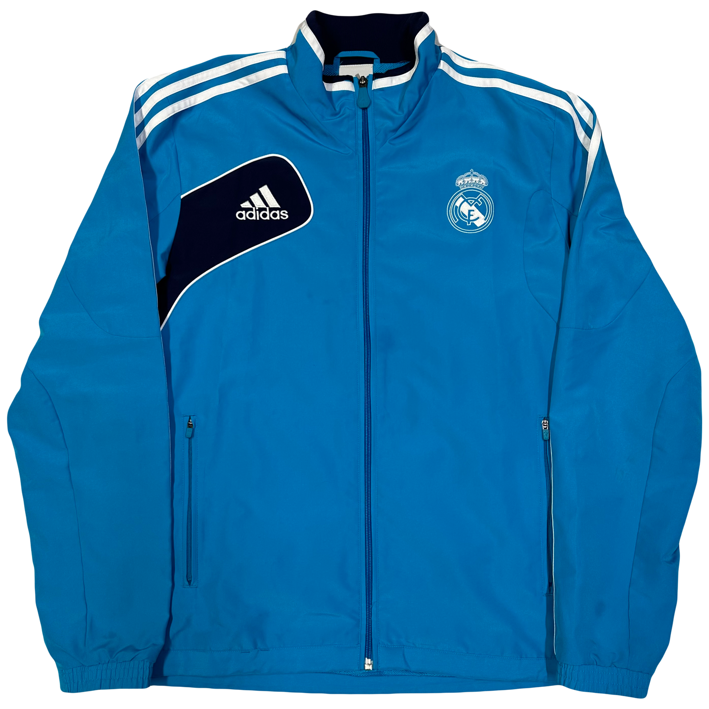 Adidas Real Madrid 2012/13 Tracksuit In Blue & Navy ( S )