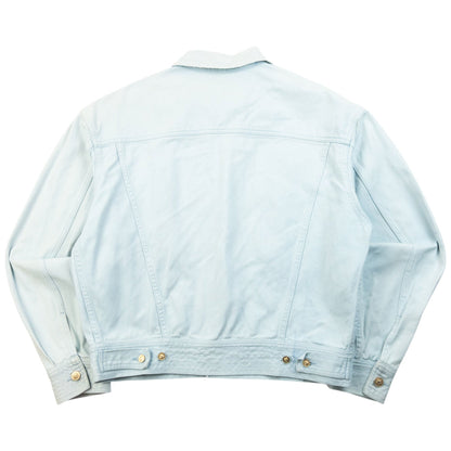 Vintage 90s Versace Jeans Couture Button Up Denim Jacket Size S | Small, Blue