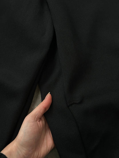 Vintage 1990s Pure Wool Wide Leg Trousers - W26