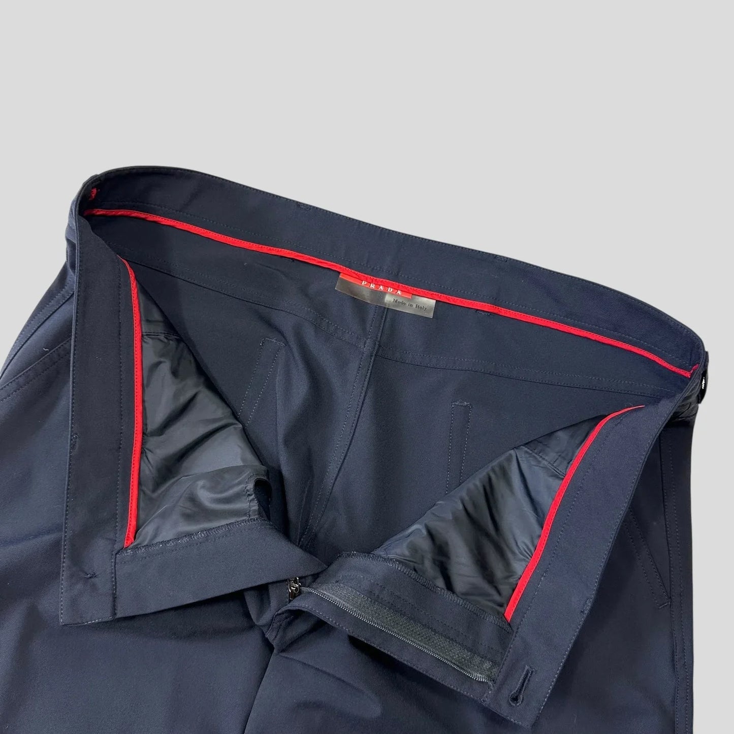 Prada Sport 00’s Nylon Baggy Navy Trousers - IT56