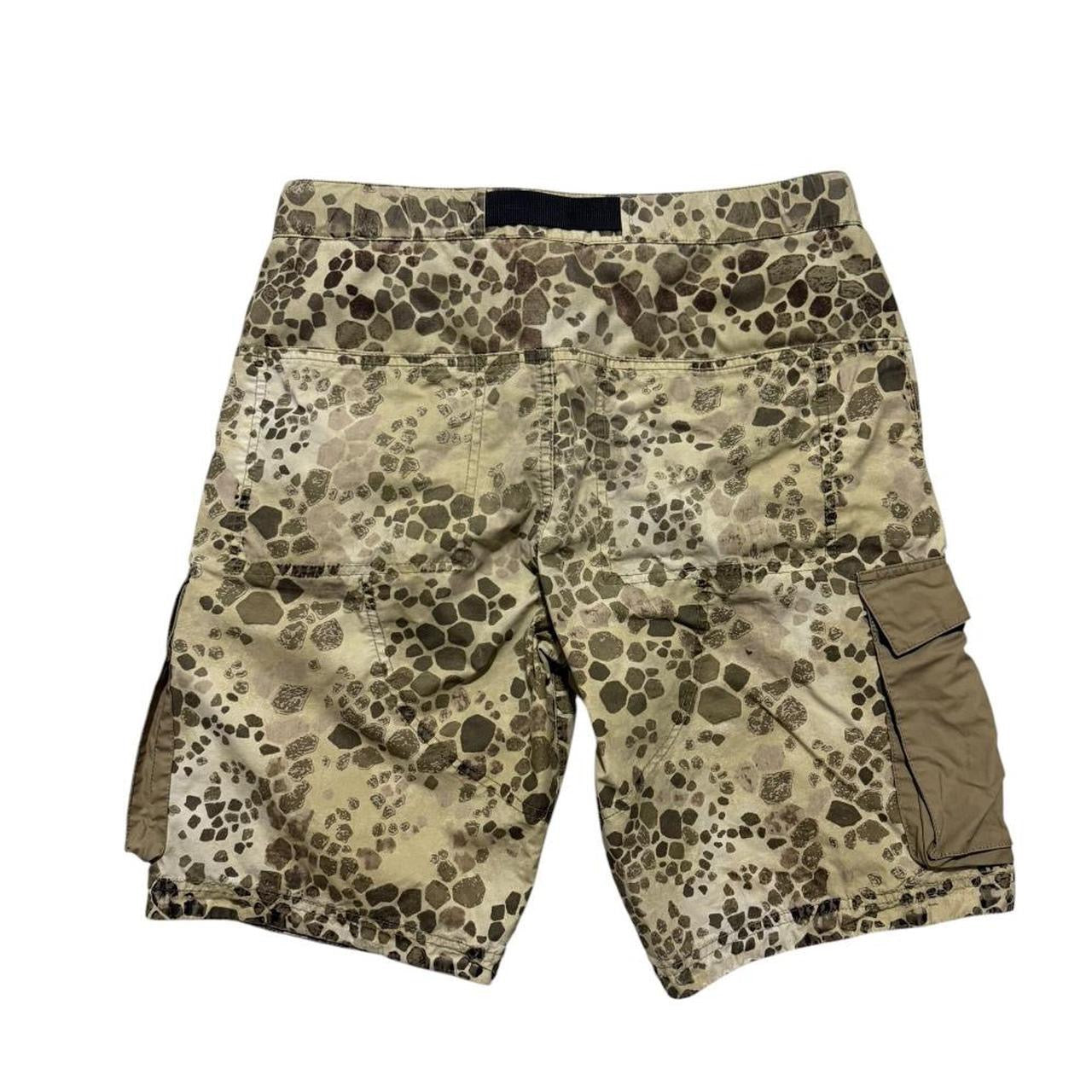 Stone Island Crocodile Camo Shorts