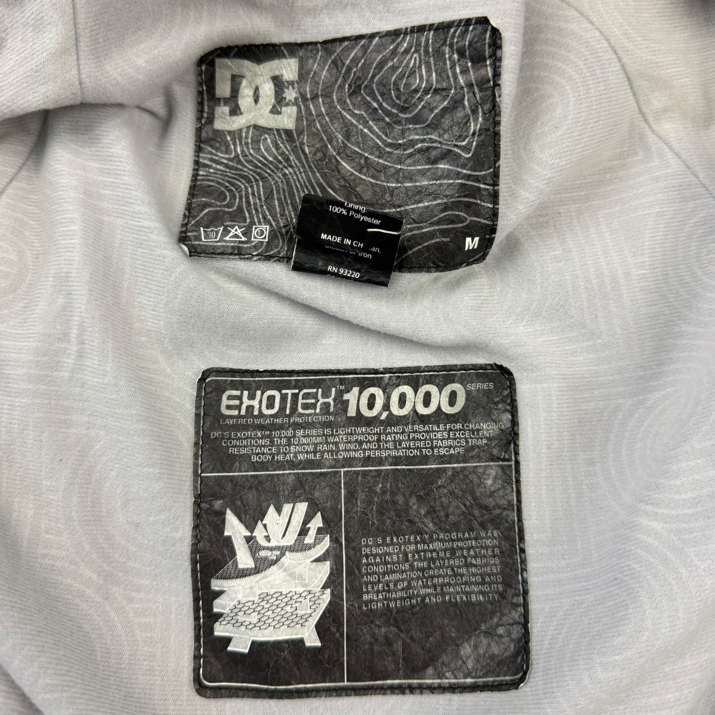 2000's DC Integrated Balaclava ExoTex Ski Jacket (M) | Default Title, Camo