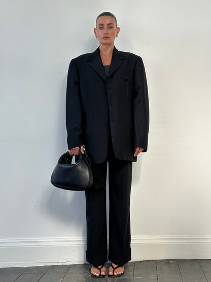 Italian Vintage Single Breasted Blazer - 46R/XL