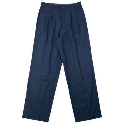 Vintage 1993 Comme Des Garçons HOMME Pleated Trousers Size W29 | W29, Navy