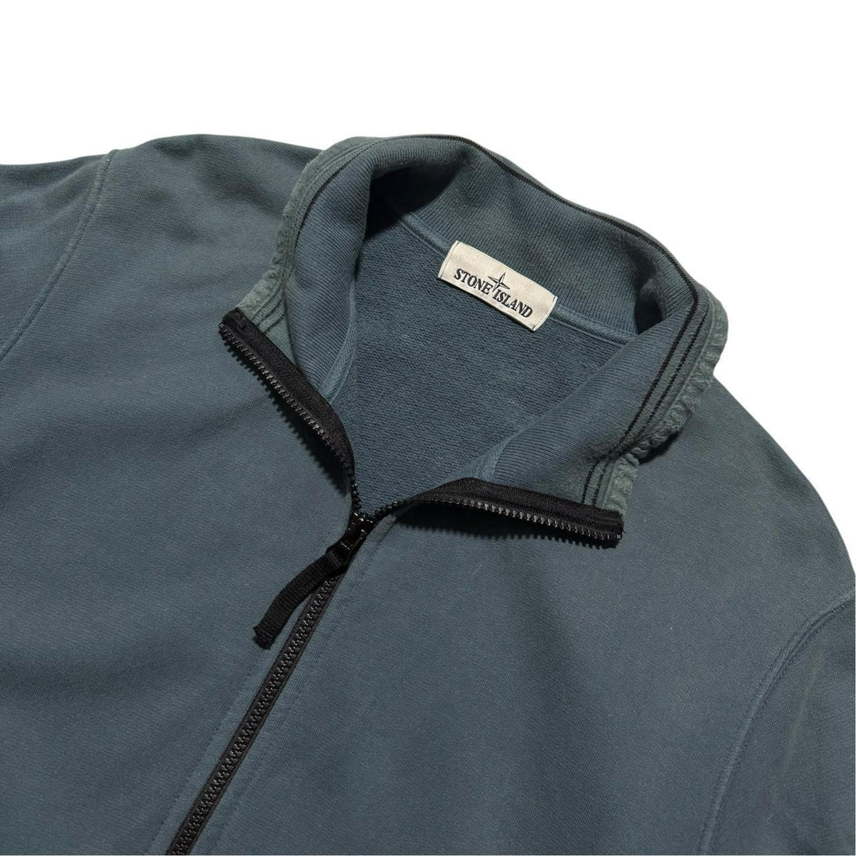 Stone Island Zip Up | Large, Blue