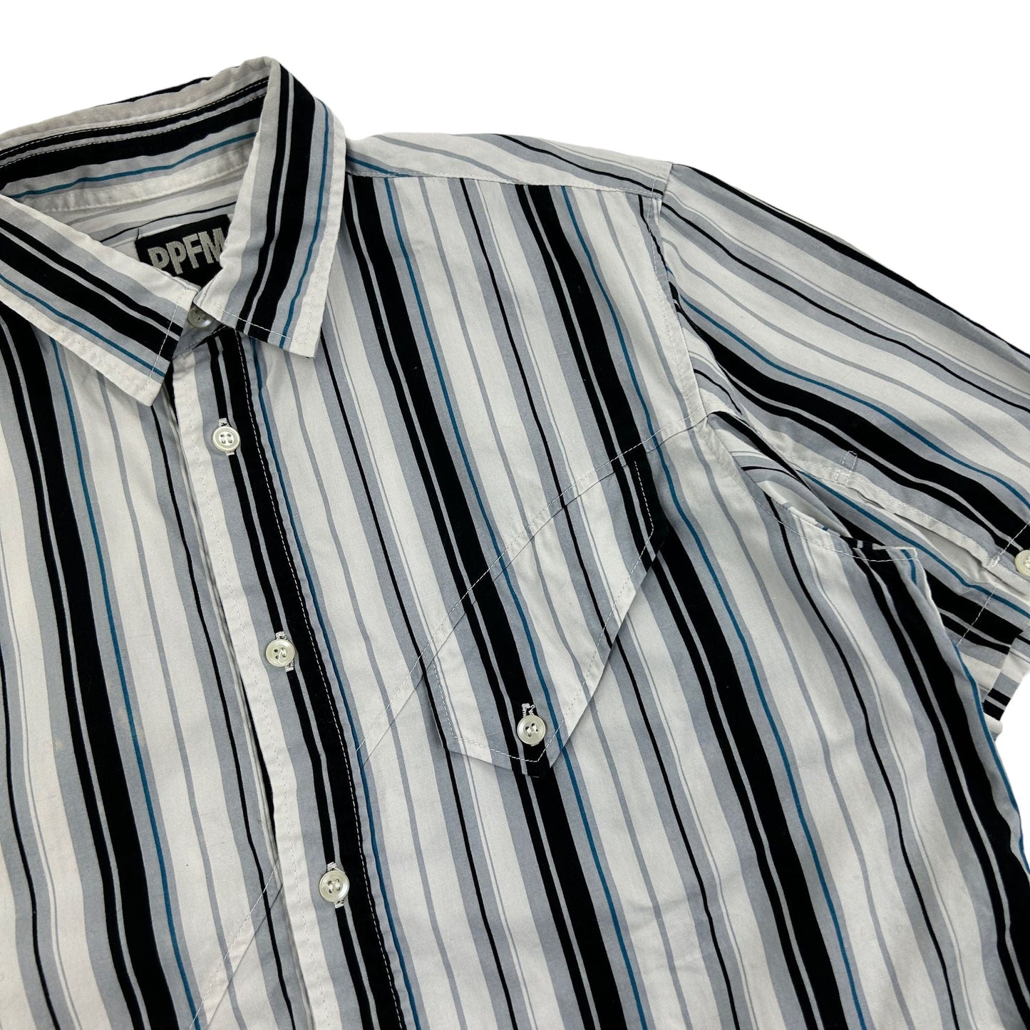 Vintage PPFM Striped Shirt Size S